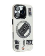 Magsafe Electro Technology Series Case Compatible for iPhone 16 Pro – White