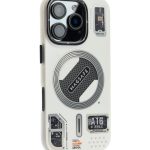 Magsafe Electro Technology Series Case Compatible for iPhone 16 Pro – White