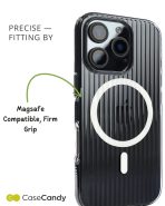 Magsafe Electro Technology Series Case Compatible for iPhone 16 pro max – White (4)