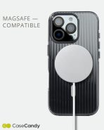 Magsafe Electro Technology Series Case Compatible for iPhone 16 pro max – White (8)