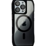 Magsafe Perfect Grip Hold Black Transparent Case for iPhone 16 pro max