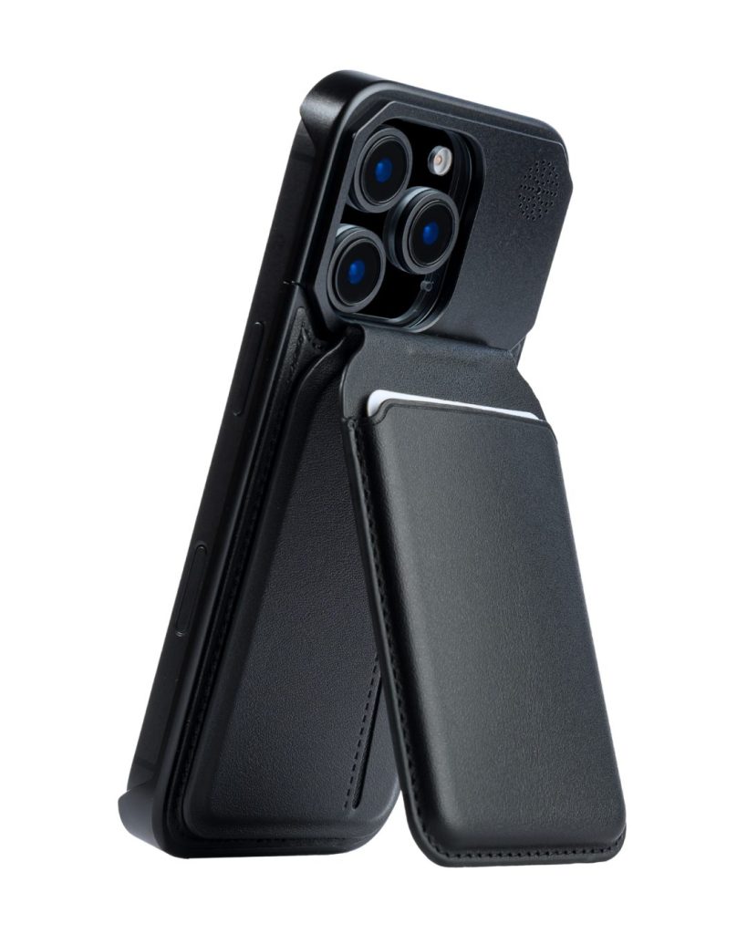 Magsafe Wallet with Stand for iPhone Black