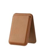 Magsafe Wallet with Stand for iPhone Brown (2)