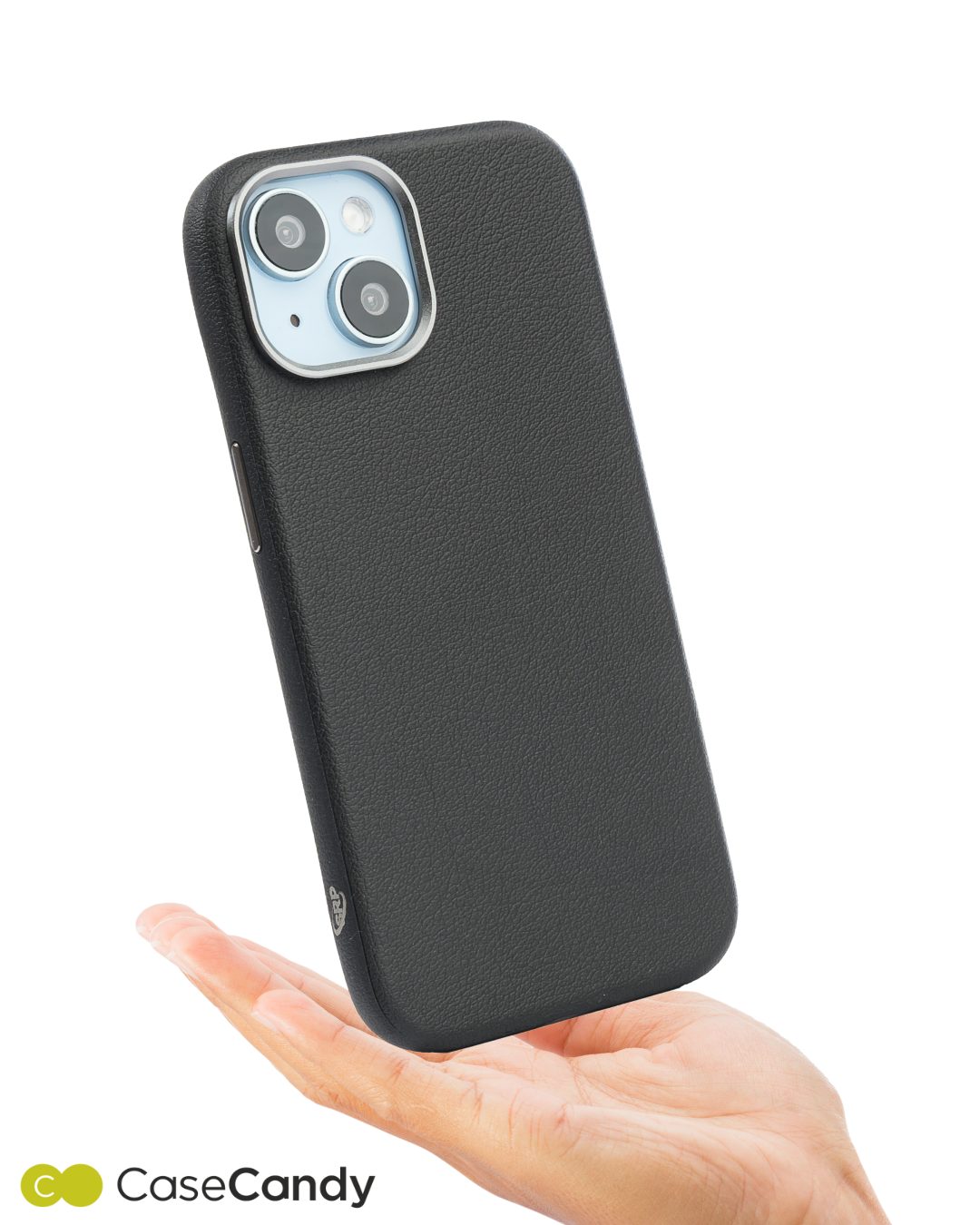 PU Leather Case for iPhone 15 MagSafe Compatible Black