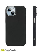 PU Leather Case for iPhone 15 MagSafe Compatible – Black (3)