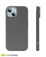PU Leather Case for iPhone 15 MagSafe Compatible – Gray (3)