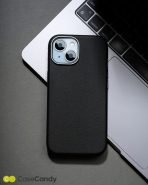 PU Leather Case for iPhone 15 plus MagSafe Compatible – Black