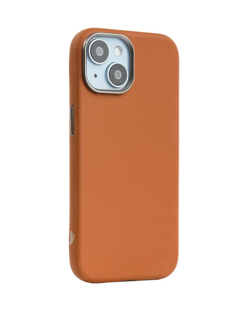 PU Leather Case for iPhone 15 plus MagSafe Compatible – Brown