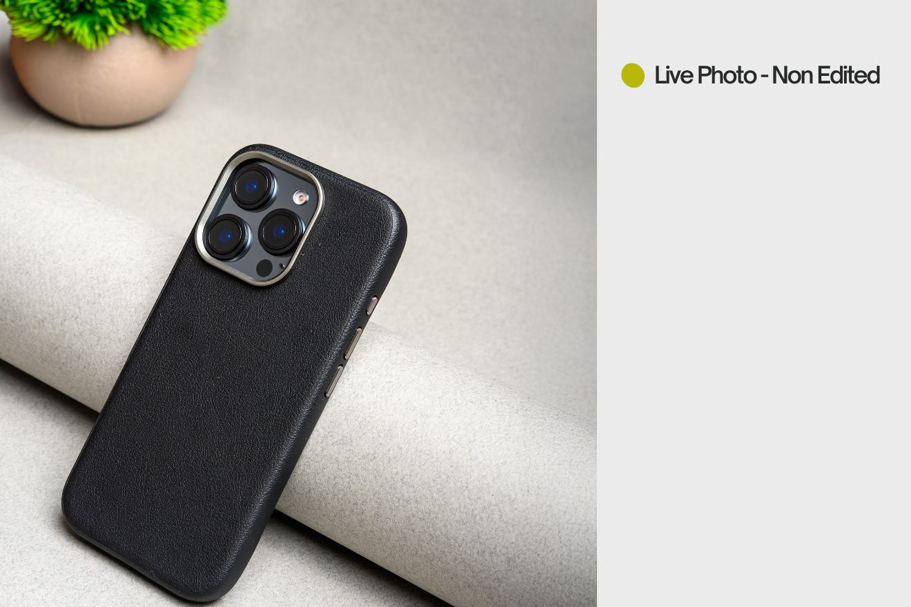 PU Leather Case for iPhone 16 pro max MagSafe Compatible Black (2)