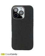 PU Leather Case for iPhone 16 pro max MagSafe Compatible Black (3)
