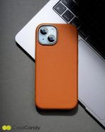 PU Leather Case for iPhone 16 pro max MagSafe Compatible Brown (6)