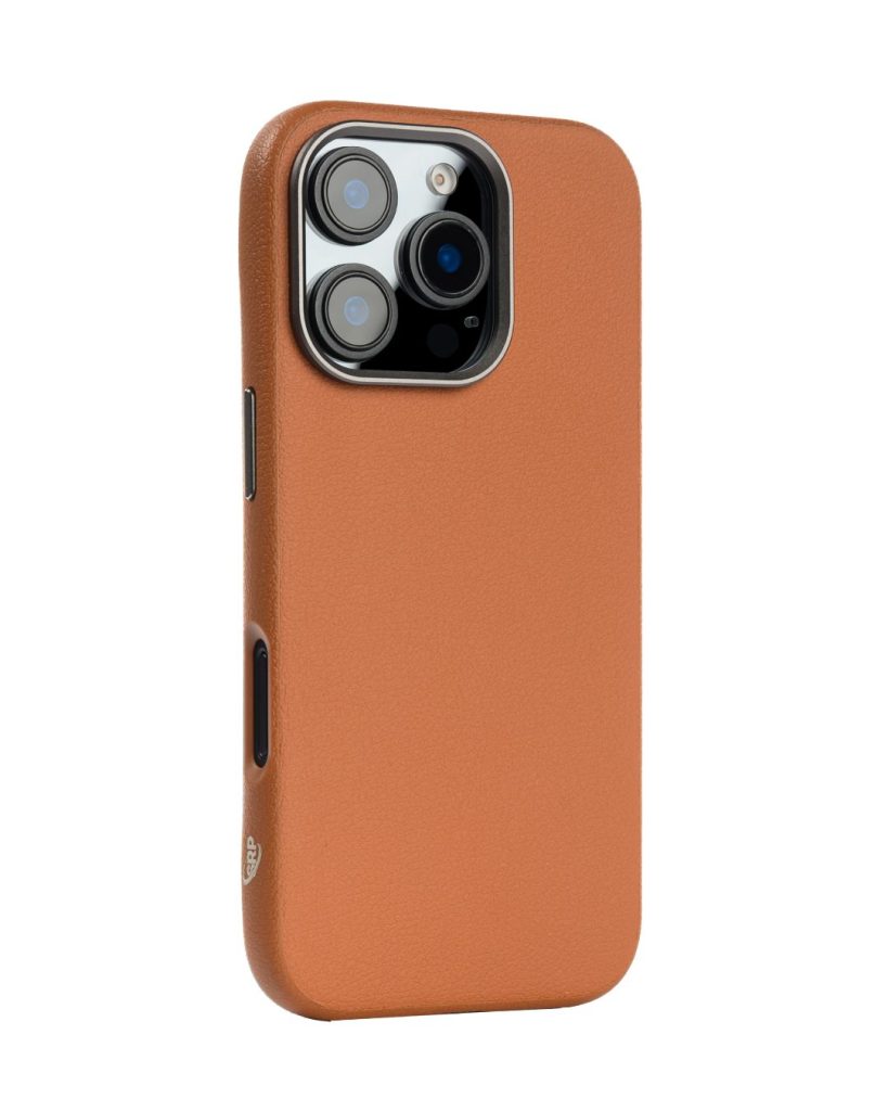 PU Leather Case for iPhone 16 pro max MagSafe Compatible Brown
