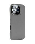 PU Leather Case for iPhone 16 pro max MagSafe Compatible Gray