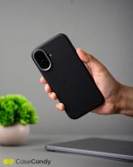 PU Leather Case for iphone 16 MagSafe Compatible – Black (5)