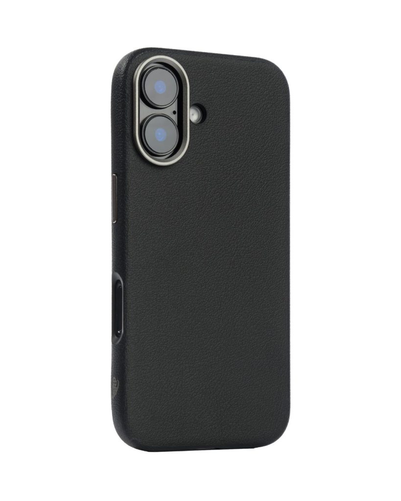 PU Leather Case for iphone 16 MagSafe Compatible – Black