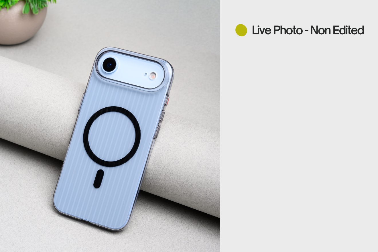 Corrugated Wave Pattern Glossy Case for iPhone 17 Air