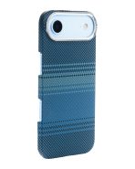 Corrugated Wave Pattern Glossy Case for iPhone 17 Air White Pattern