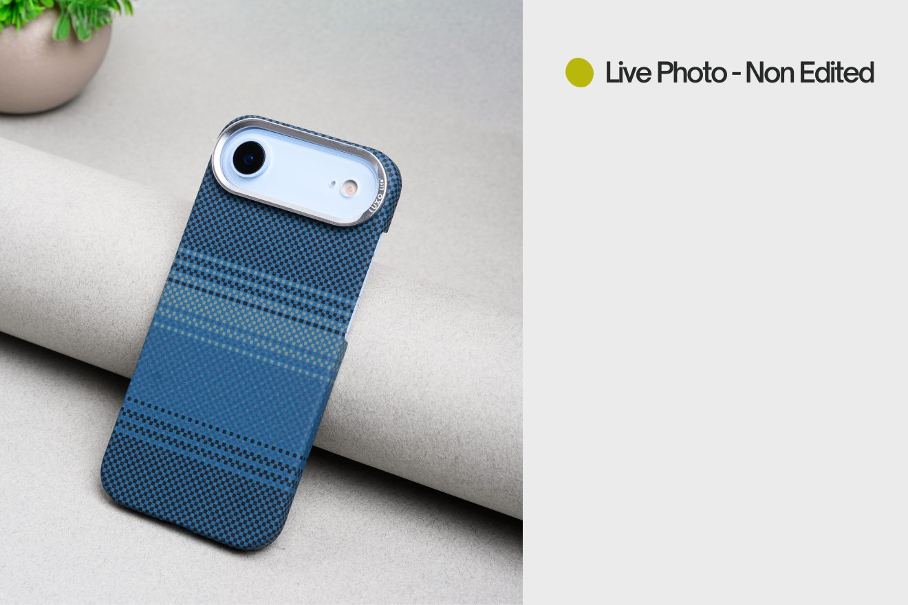 Corrugated Wave Pattern Glossy Case for iPhone 17 Air White Pattern (2)