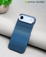 Corrugated Wave Pattern Glossy Case for iPhone 17 Air White Pattern (7)