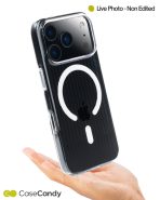 Corrugated Wave Pattern Glossy Case for iPhone 17 Pro 17 Pro Max White Pattern (2)