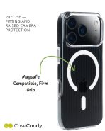 Corrugated Wave Pattern Glossy Case for iPhone 17 Pro 17 Pro Max White Pattern (4)