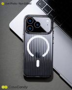 Corrugated Wave Pattern Glossy Case for iPhone 17 Pro 17 Pro Max White Pattern (5)