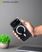 Corrugated Wave Pattern Glossy Case for iPhone 17 Pro 17 Pro Max White Pattern (6)