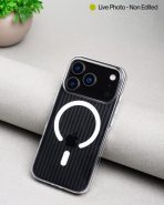 Corrugated Wave Pattern Glossy Case for iPhone 17 Pro 17 Pro Max White Pattern (7)