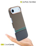 MagSafe Carbon Fiber Case for iPhone 17 Air Golden Pattern (2)