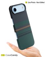 MagSafe Carbon Fiber Case for iPhone 17 Air Green Pattern (2)