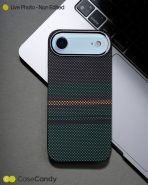MagSafe Carbon Fiber Case for iPhone 17 Air Green Pattern (5)