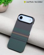 MagSafe Carbon Fiber Case for iPhone 17 Air Green Pattern (7)
