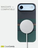 MagSafe Carbon Fiber Case for iPhone 17 Air Green Pattern (8)
