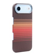 MagSafe Carbon Fiber Case for iPhone 17 Air Red Pattern
