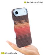MagSafe Carbon Fiber Case for iPhone 17 Air Red Pattern (2)