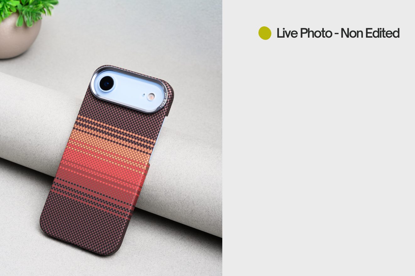 MagSafe Carbon Fiber Case for iPhone 17 Air Red Pattern (2)