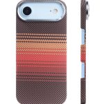 MagSafe Carbon Fiber Case for iPhone 17 Air Red Pattern (3)
