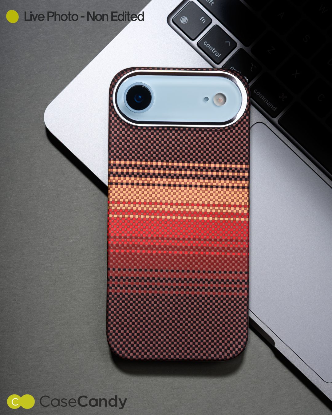 MagSafe Carbon Fiber Case for iPhone 17 Air Red Pattern (5) MagSafe Carbon Fiber Case for iPhone 17 Air Red Pattern (5)