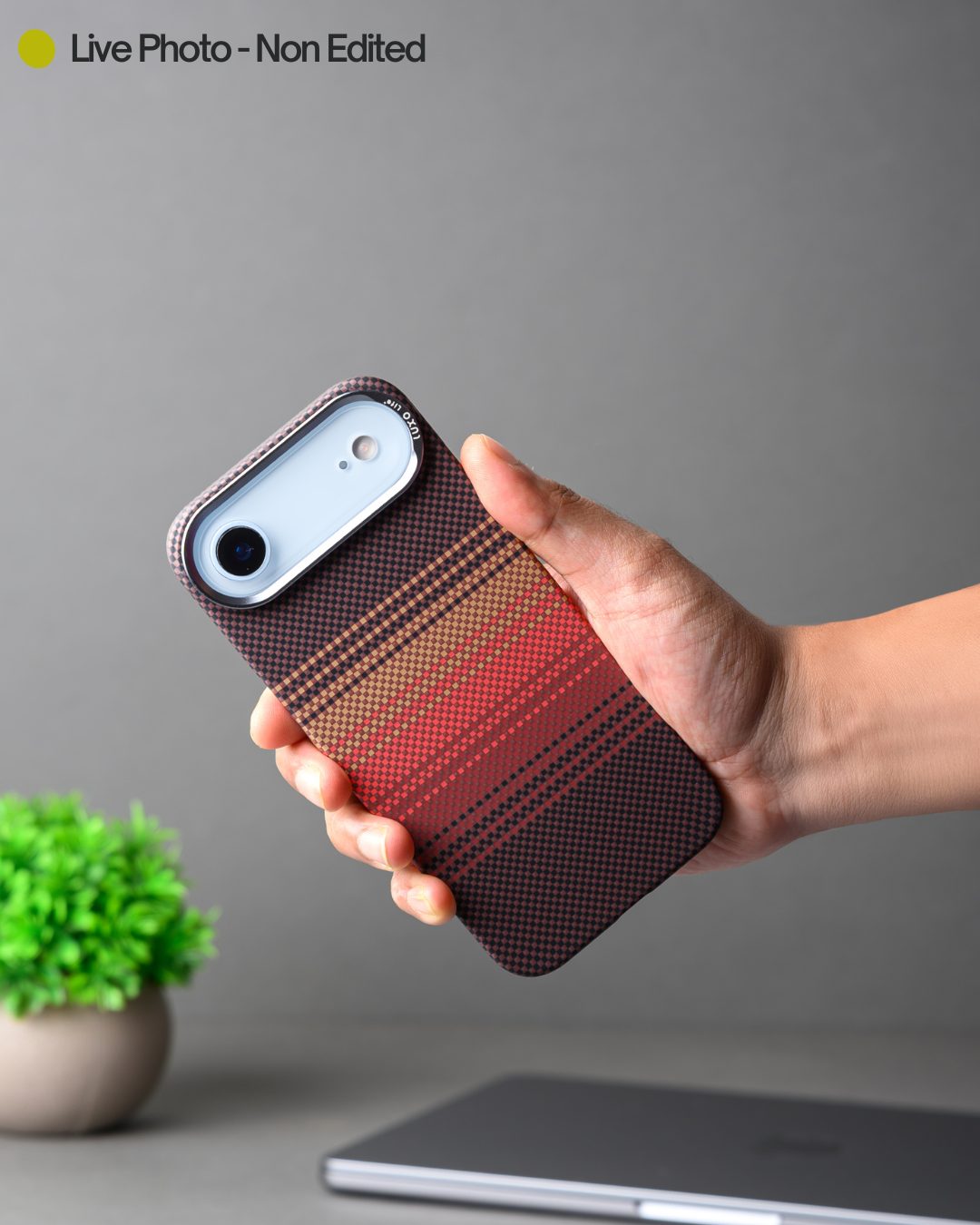 MagSafe Carbon Fiber Case for iPhone 17 Air Red Pattern (6) MagSafe Carbon Fiber Case for iPhone 17 Air Red Pattern (6)