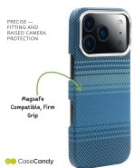 MagSafe Carbon Fiber Case for iPhone 17 Pro 17 Pro Max Blue Pattern (5)