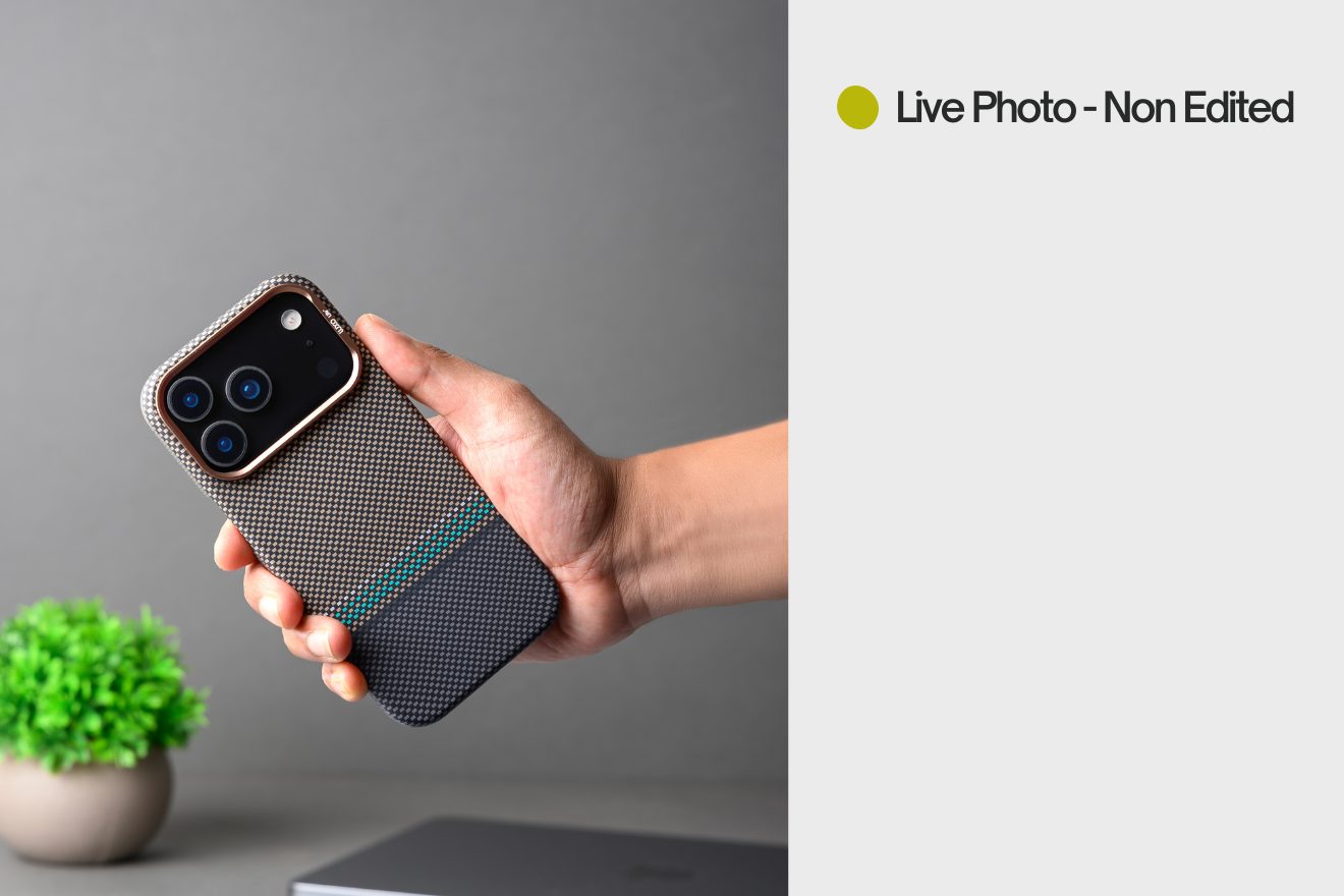 MagSafe Carbon Fiber Case for iPhone 17 Pro 17 Pro Max Gold Pattern (2)