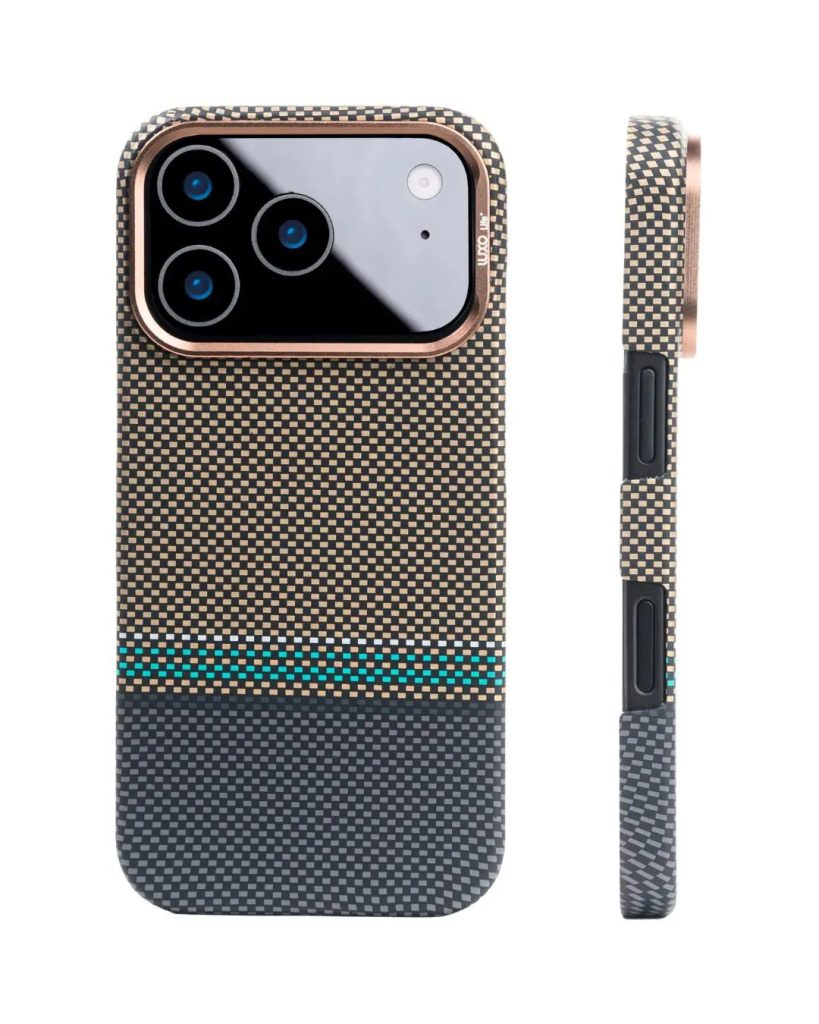 MagSafe Carbon Fiber Case for iPhone 17 Pro 17 Pro Max Gold Pattern 3.jpg