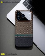 MagSafe Carbon Fiber Case for iPhone 17 Pro 17 Pro Max Gold Pattern (6)