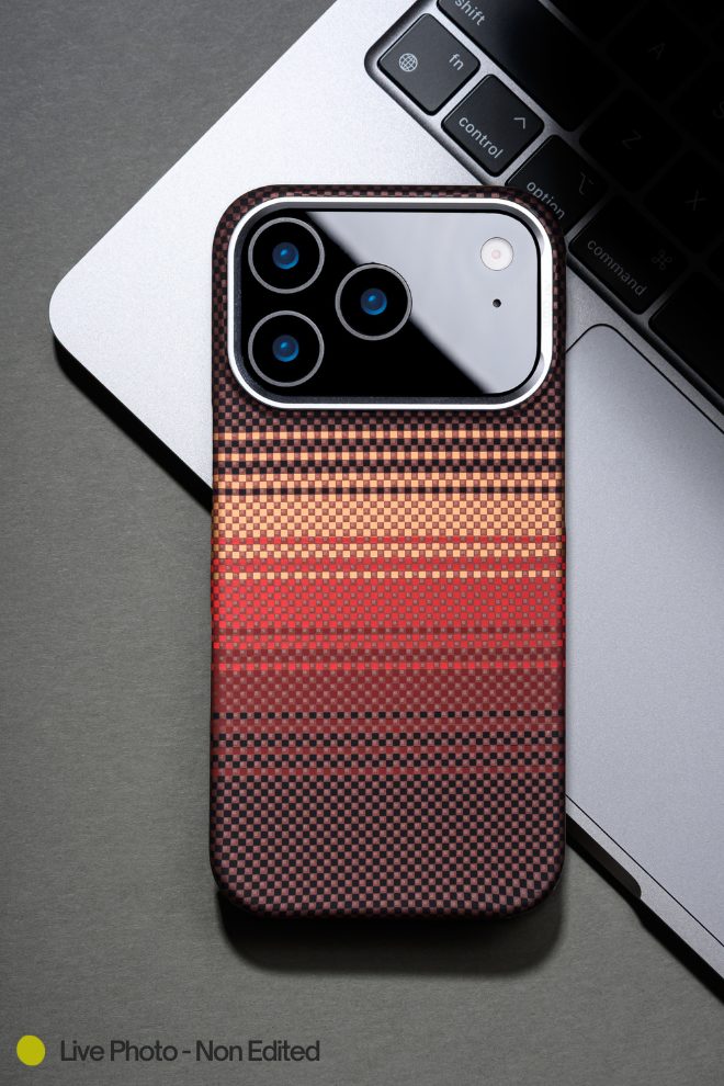 MagSafe Carbon Fiber Case for iPhone 17 Pro 17 Pro Max Red Pattern