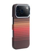 MagSafe Carbon Fiber Case for iPhone 17 Pro 17 Pro Max Red Pattern