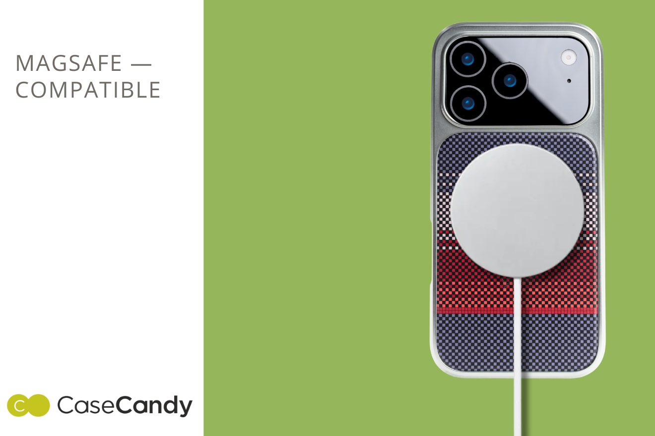 Metallic Carbon Fiber Case for iPhone 17 Pro 17 Pro Max MagSafe Compatible