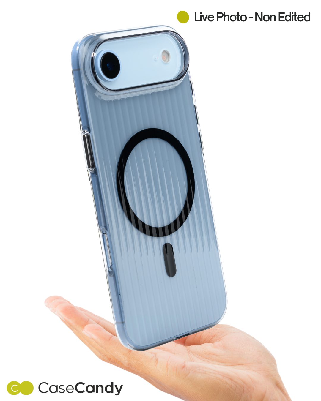 Metallic Vegan Leather Aroma Case for iPhone 17 Pro 17 Pro Max Golden (2) Corrugated Wave Pattern Glossy Case for iPhone 17 Air – Black Pattern