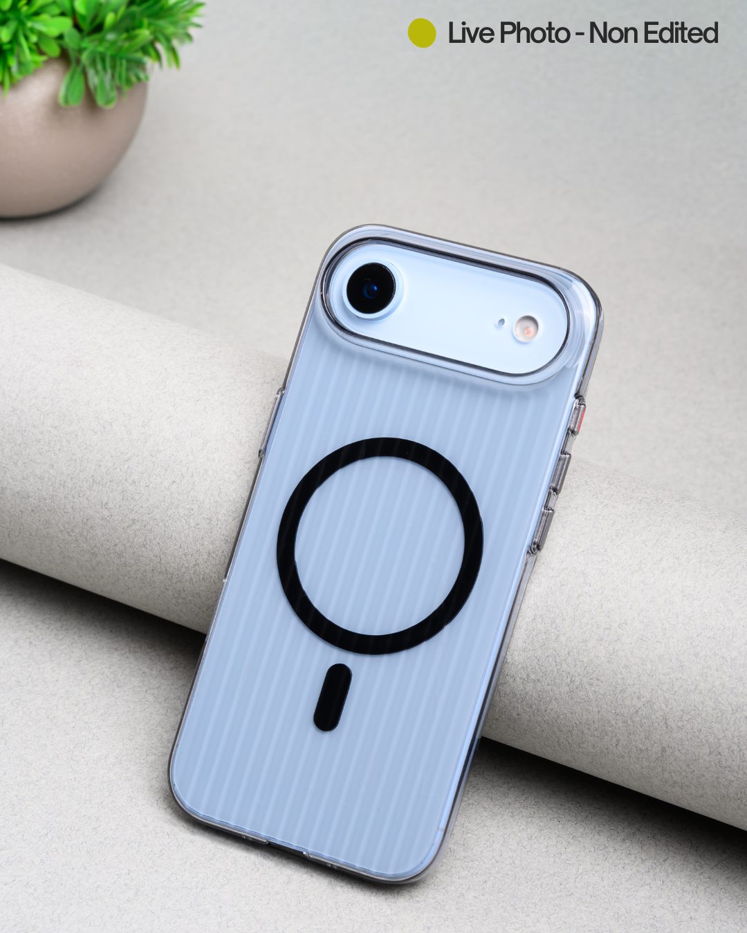 Metallic Vegan Leather Aroma Case for iPhone 17 Pro 17 Pro Max Golden (7) Corrugated Wave Pattern Glossy Case for iPhone 17 Air – Black Pattern