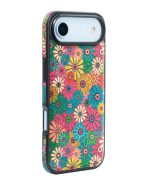 Vintage Floral Blue Leather Case for iPhone 17 Air
