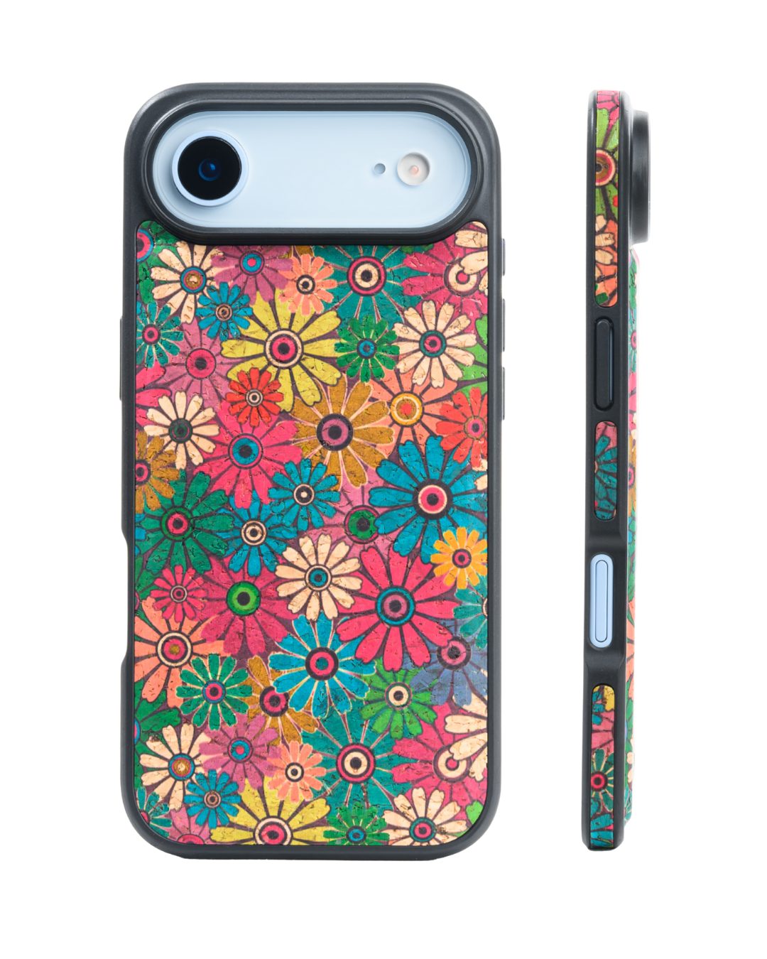 Vintage Floral Blue Leather Case for iPhone 17 Air (3) Vintage Floral Blue Leather Case for iPhone 17 Air (3)